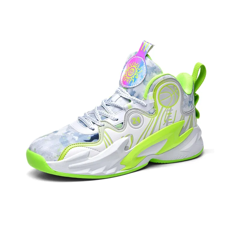 BANGNEY Cushioning Anti-Slip And Wear-Resistant Breathable Rebound Mid-Top Basketball Shoes Unisex-9