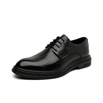 V ZERO FIVE Dress Shoes Men Low Top Black