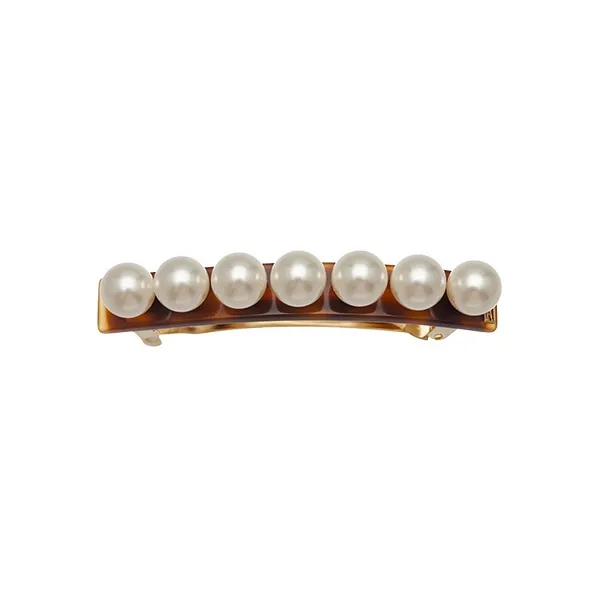 ALEXANDRE DE PARIS Jade Bead 8cm Hair Clip Headpiece Women's-9