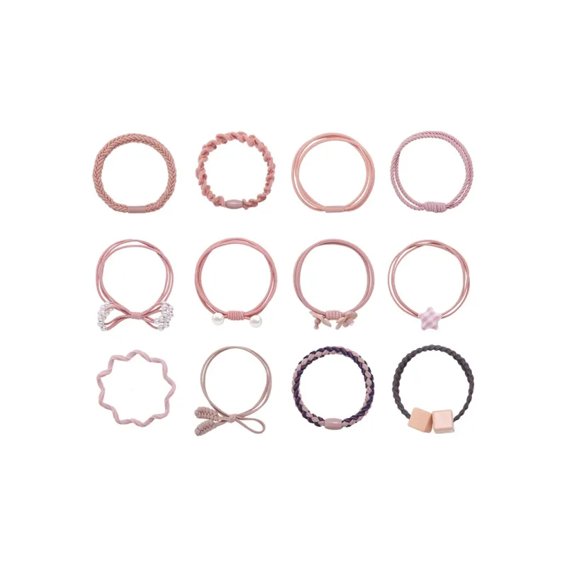 ROYALSASA Rubber Band, Acrylic Accessories Hair Tie Women's-0