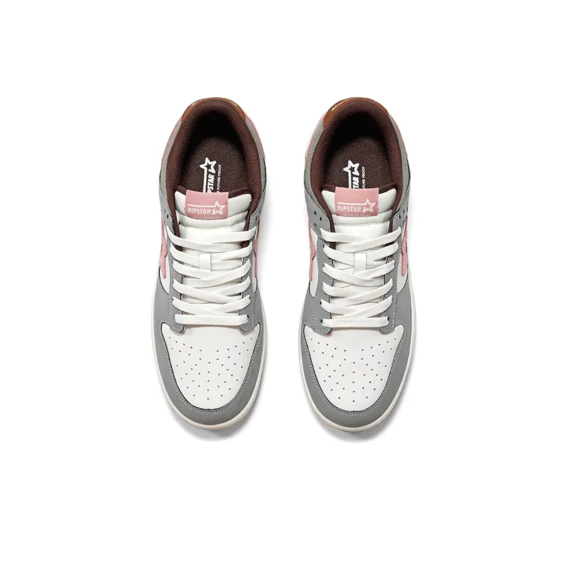 RIPSTAR SKBD Low Slip Resistant Shock Absorbers Low Top Skateboard Shoes Unisex Ueno Park Color Scheme-4