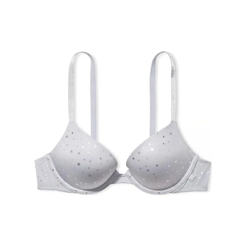 VICTORIA'S SECRET Bra Women's Silver Gray-0