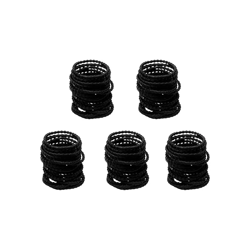 ROYALSASA Rubber Band Iron Box Hair Tie Kids'-2