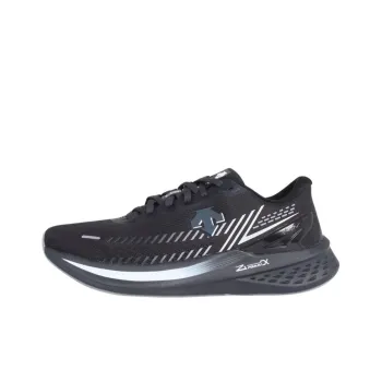 DESCENTE ENERZITE SUPER V2 Cushioning Anti Slip And Wear Resistant Breathable Support Low Top Running Shoes Men's Black
