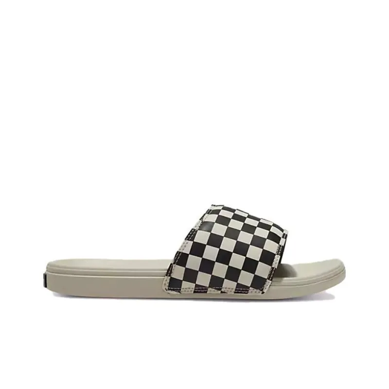 Vans Mte La Costa Checkerboard Slides 'White Black'-1