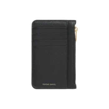 MANSUR GAVRIEL Calfskin Card Holder Women's Black