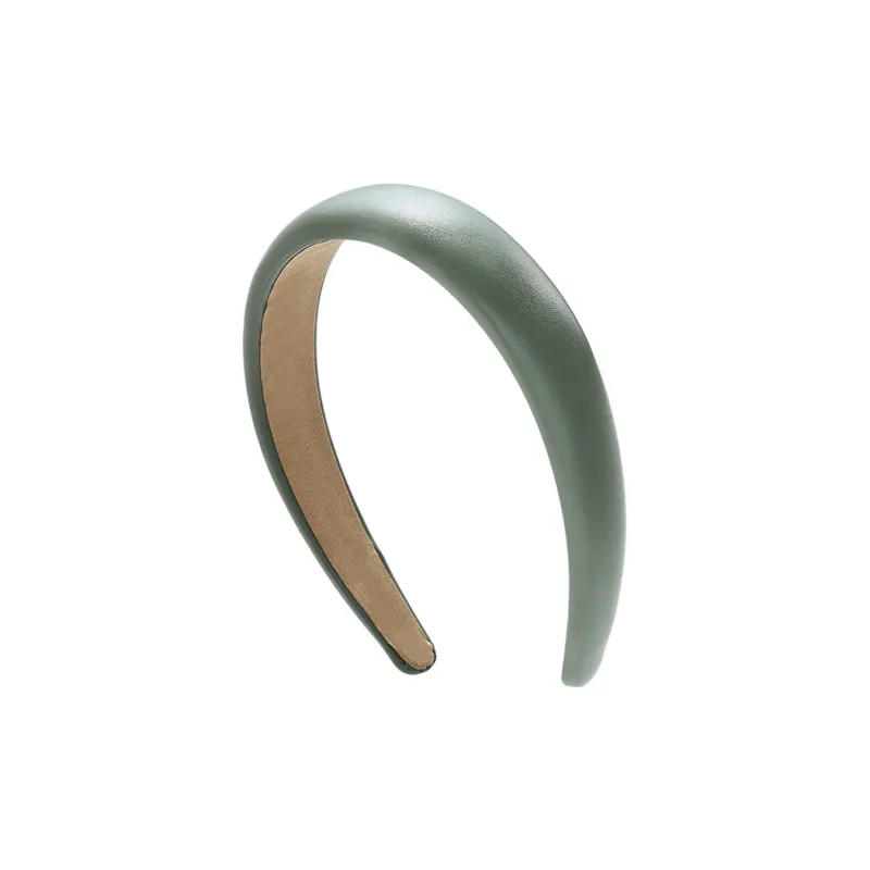 ROYALSASA Leather Acrylic Headbands Women's-12