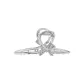 Silver Bowknot Hair Claw Clip