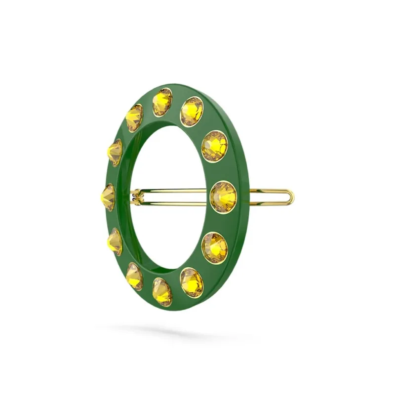 Swarovski Hair Clips Women's Green-1