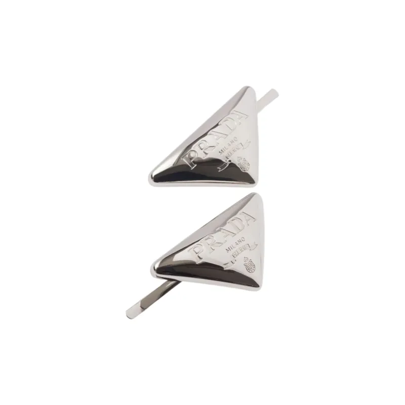 PRADA Hair Clips Women's Silver-1