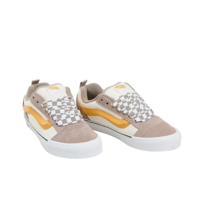 Knu Skool Vans 'Mega Check   Grey Marshmallow'-2