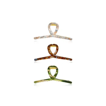 AGOVSKI Resin Hair Clips Women's