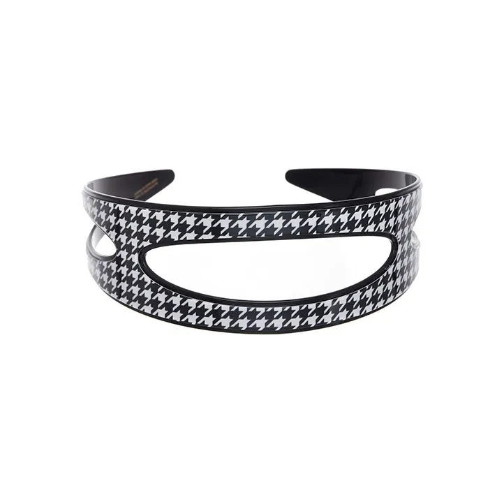 ALEXANDRE DE PARIS Acetate Plate Houndstooth Headband Hair Accessory Women's-2