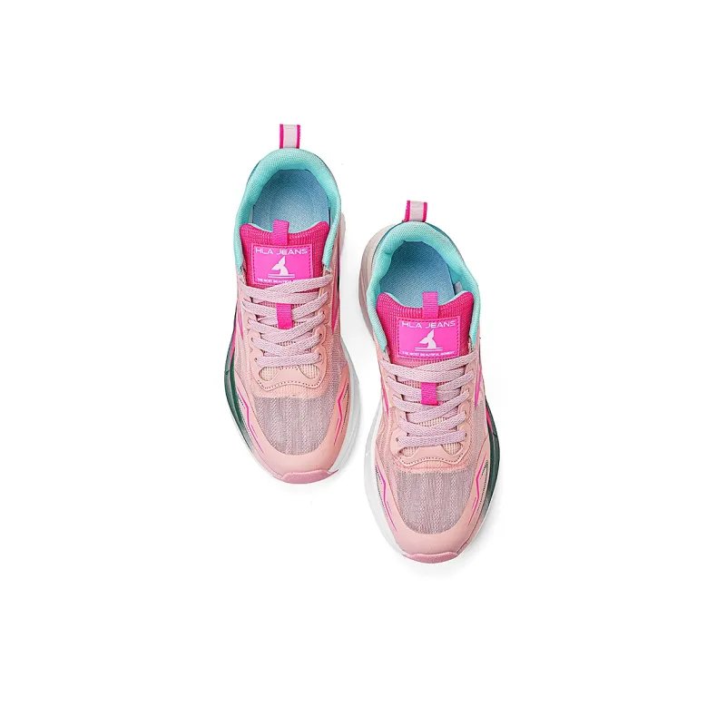 HLA JEANS Cushioning Rebound Wear-Resistant Lightweight Breathable Slip-Resistant Low-Top Running Shoes Unisex-15