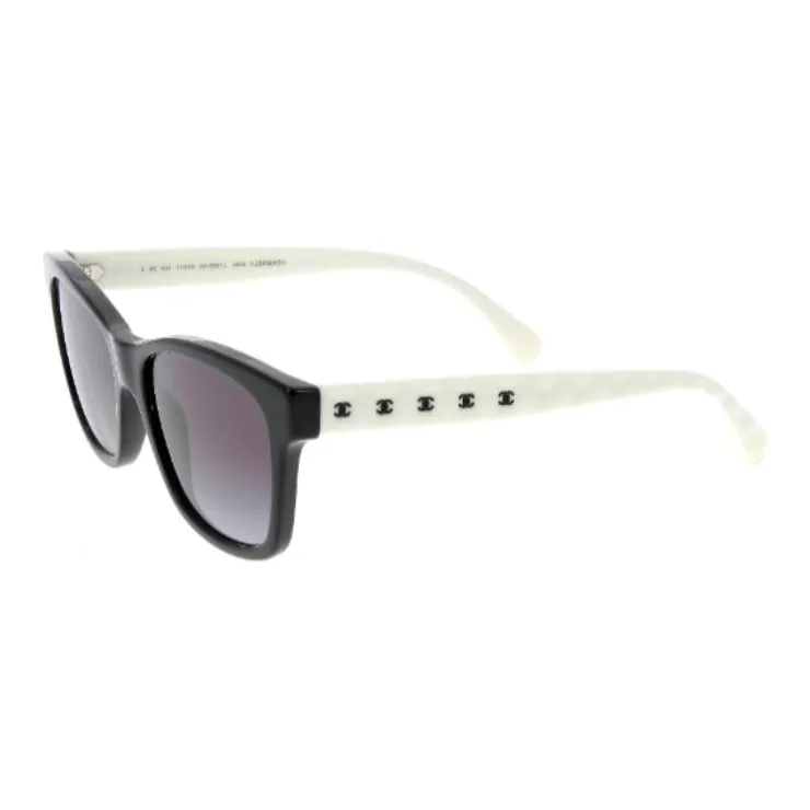 CHANEL Rectangular Sunglasses Women's Two Tone-0