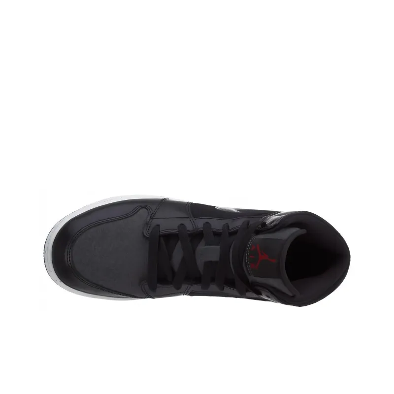 Jordan 1 Mid Premium Black Dark Grey GS-3