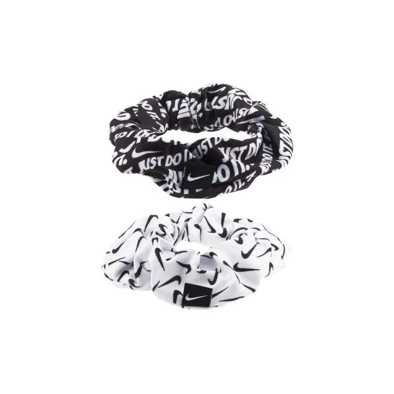 Nike Polyester Rubber Elastane Hair Tie Women's Black White-0
