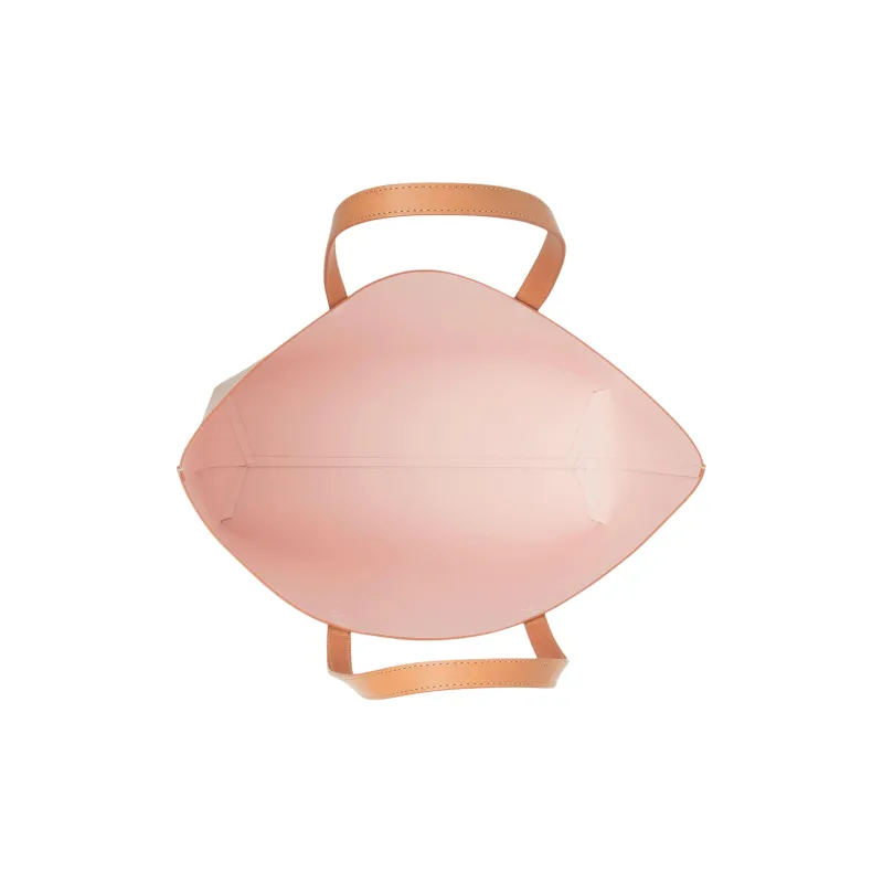 MANSUR GAVRIEL Vegetable Tanned Leather Tote Bag Shopping Bag Handbag Small Size Women's Camel/Pink-1
