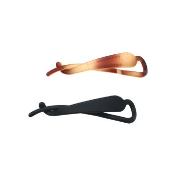 CHIMERA Hair Clips Women's Leopard Black