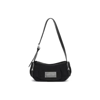 MATIN KIM Nylon Handbag Unisex Black