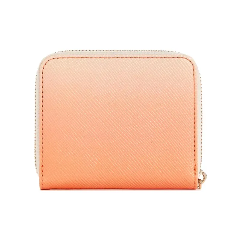 GUESS Leather Wallet Small Size Women's Orange-1