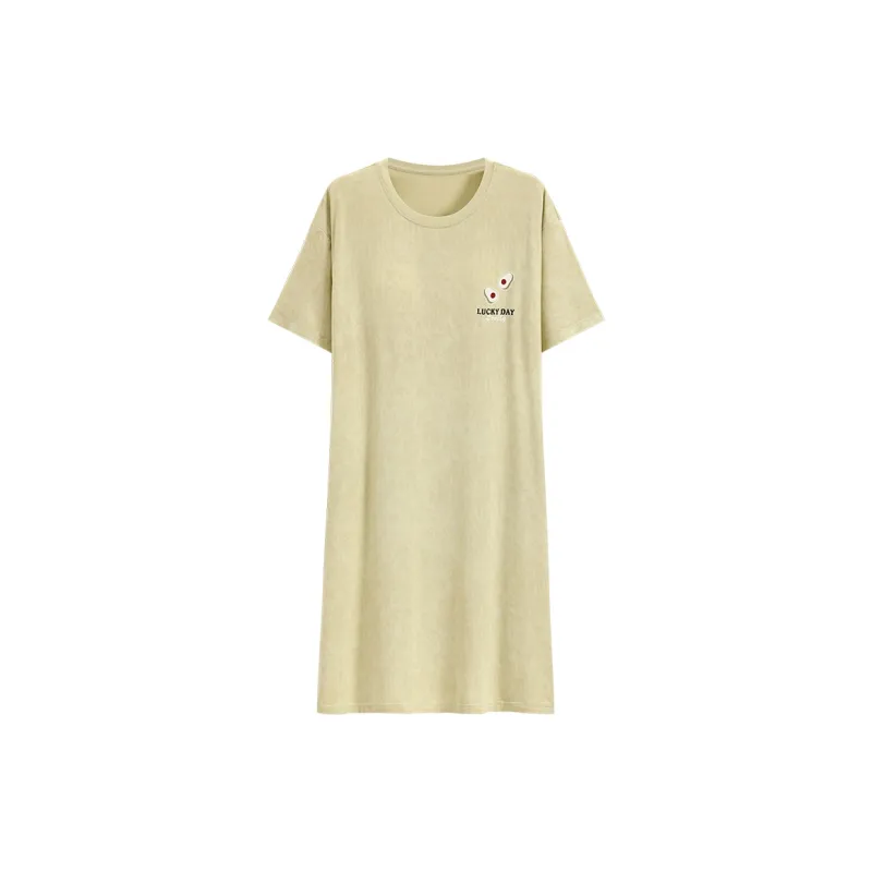 MADALLO Nightgown Women's Yellow Green-0