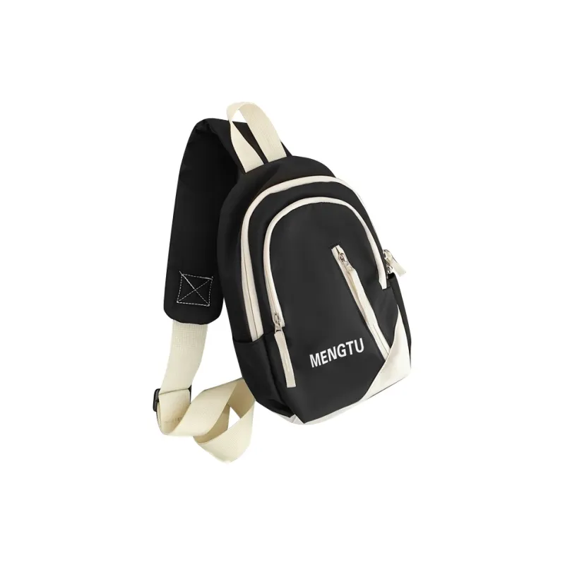 TANGCOOL Nylon Shoulder Bag Crossbody Bag Sling Bags Regular Unisex Black & White & Gray & Green-18