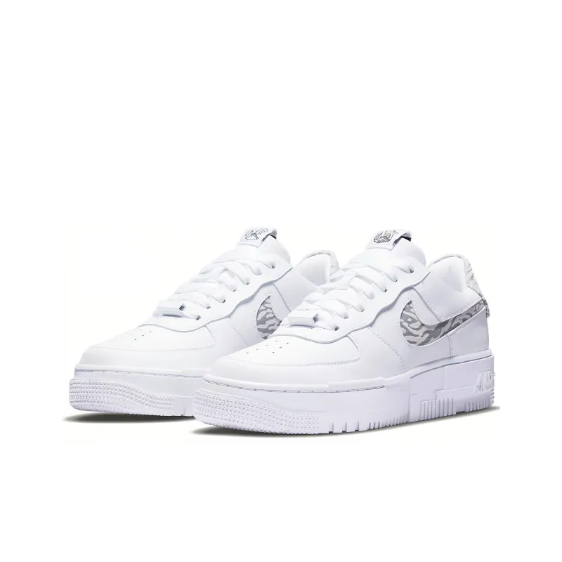 Nike Air Force 1 Low Pixel Se White Zebra Women's-2
