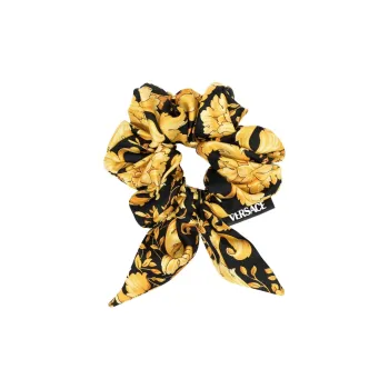 VERSACE Baroque Silk Scrunchie