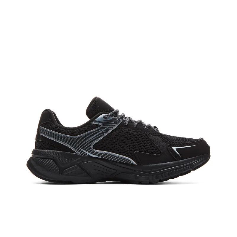 PEAK Cushioning Anti Slip And Wear Resistant Breathable Rebound Low Top Running Shoes Women's Black Dove Gray-1