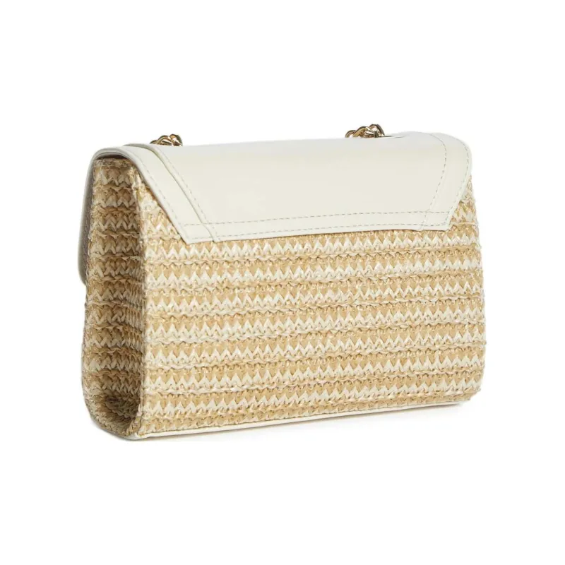GUESS Blended Material Small Square Bag Shoulder Bag Crossbody Bag Women's Beige Brown-1