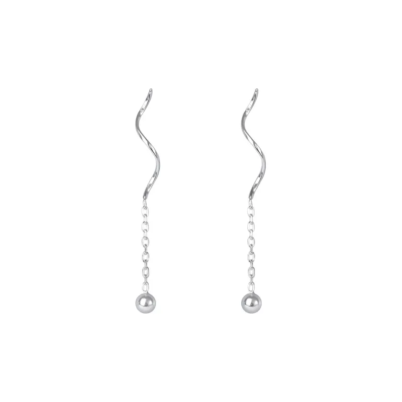 Rhymes 925 Sterling Silver Drop Earrings Women's-6