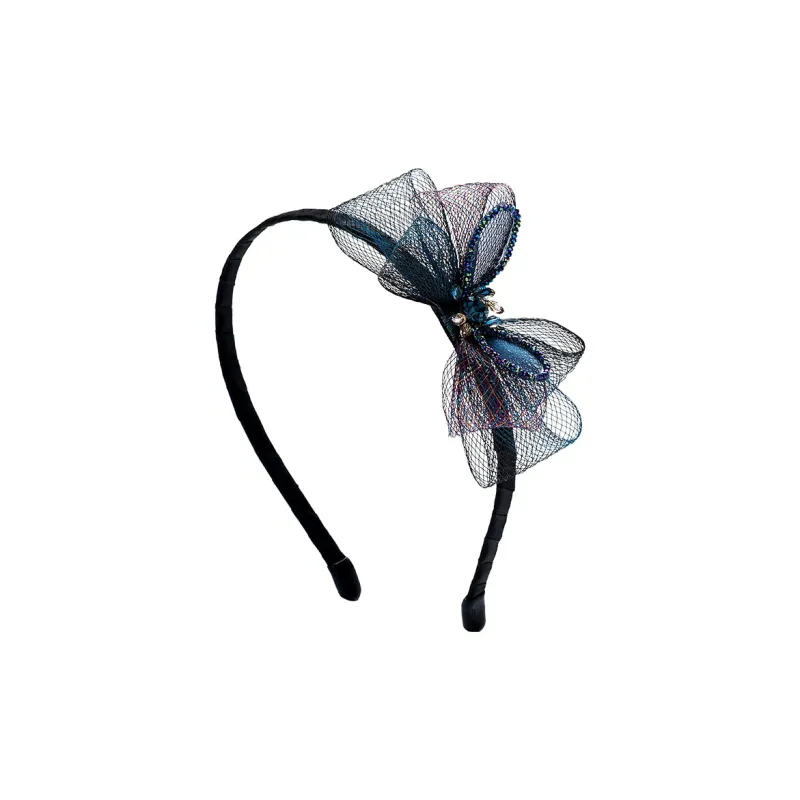 ROYALSASA Artificial Crystal Alloy Headbands Women's-1