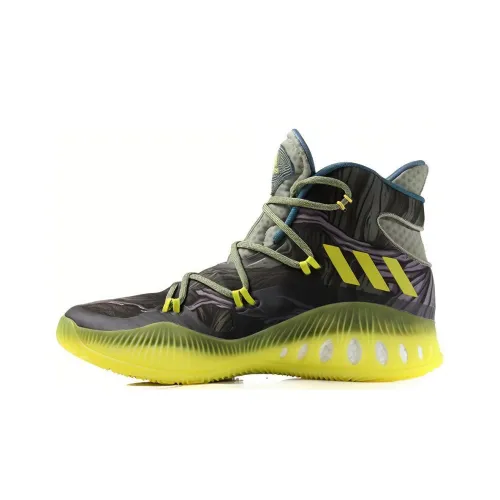 Adidas Crazy Explosive 2017 Basketball Shoes Men High-Top Gray/Green