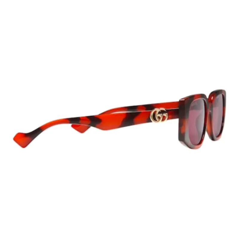 GUCCI Tortoiseshell Rectangle frame Sunglasses-2