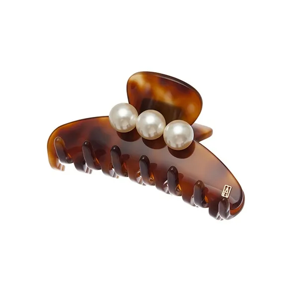 ALEXANDRE DE PARIS Jade Bead Medium Size Claw Clip Hair Accessories Women's-10