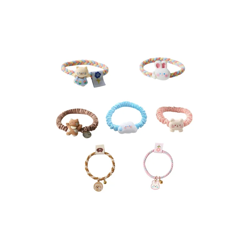 Enchanting Cat Alloy Hair Tie Women's-3