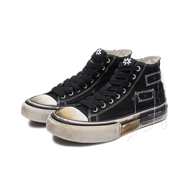 ARTICLE NO. Low Top Canvas Shoes Unisex Black-1