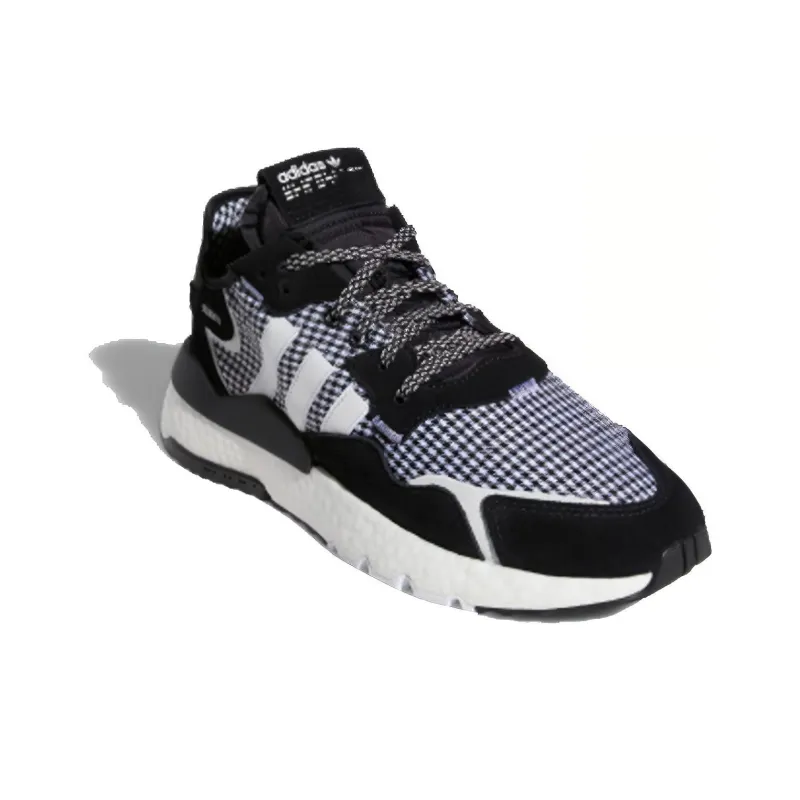 Adidas Nite Jogger Black White-1