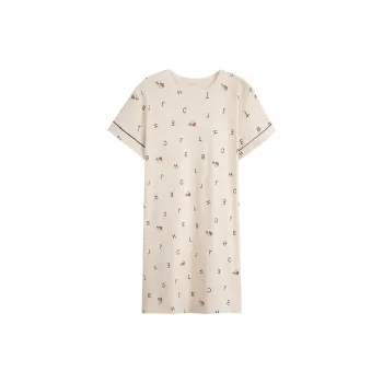 CAIHENGTONG Nightgown Women's White