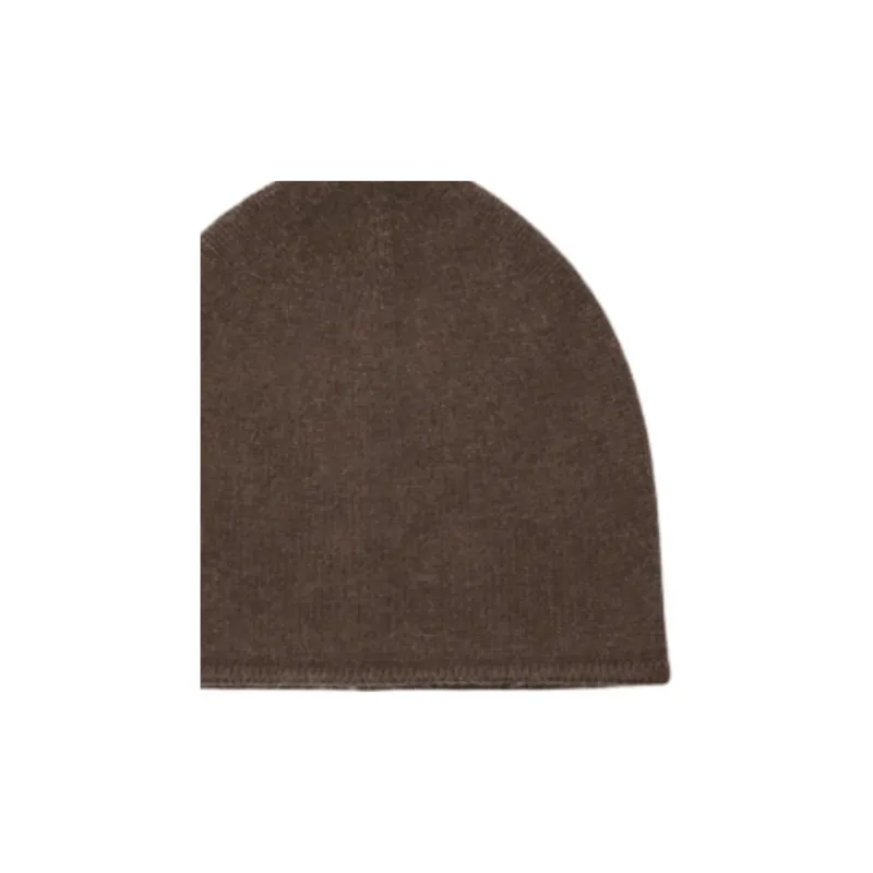 TOTEME Wool Blend Beanies Unisex Brown-2
