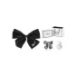 No. 4 Black Bowknot (Towel Bear+JK Bowknot)
