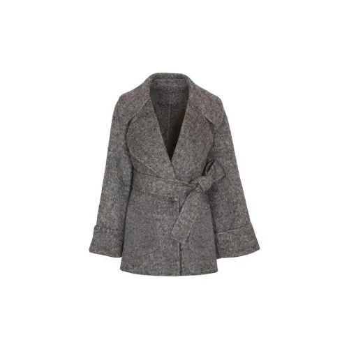 AIVEI Coats Women's Gray Pink/0500