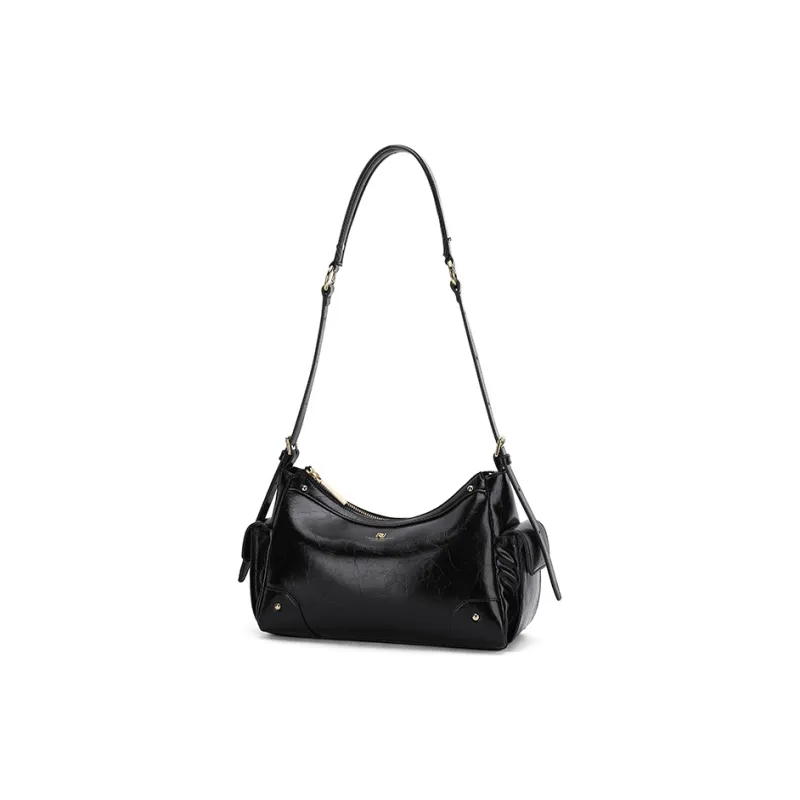 PIERRE CARDIN Commute Crossbody Bag, Shoulder Bag Premium Women's Bag Women's Black/Brown/Bitter Coffee-3