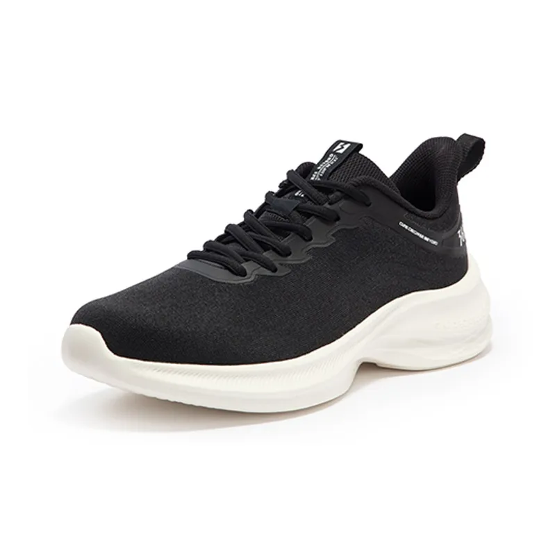 361° Cushioning, Slip Resistant, Abrasion Resistant, Breathable Low Top Running Shoes Men's Black White-1