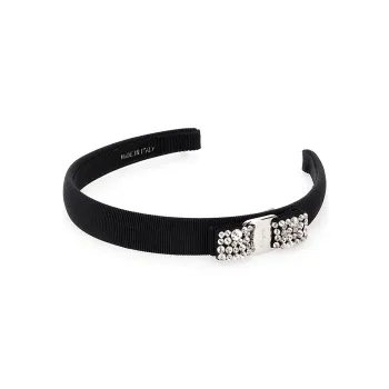 Ferragamo Embellished Bow Headband