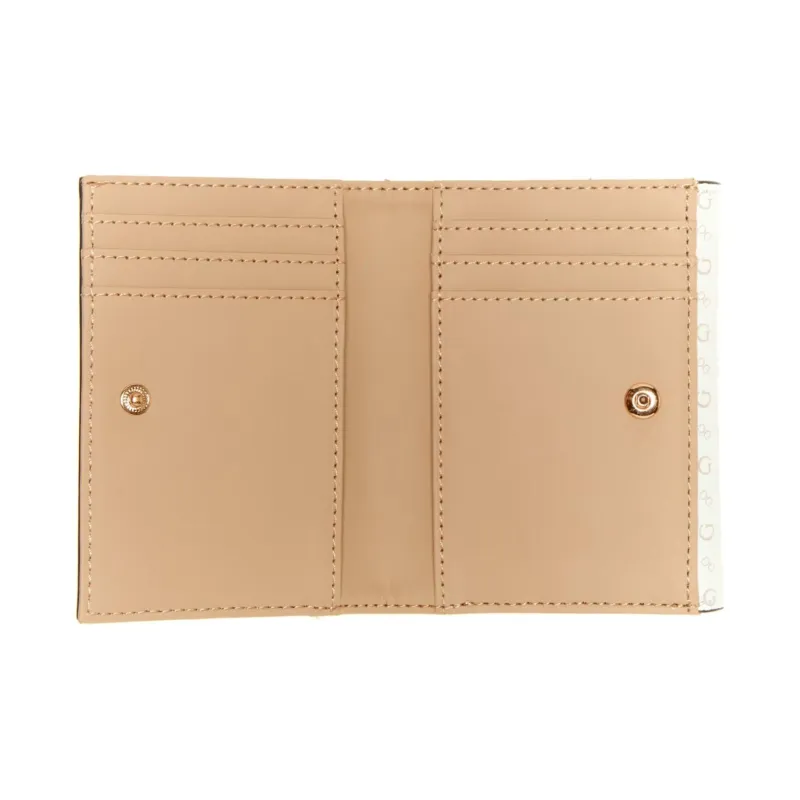 GUESS Canvas Wallet Women's White-3
