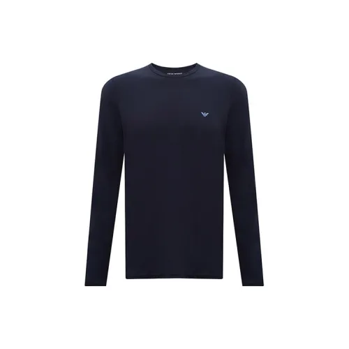 EMPORIO ARMANI T-Shirts Men Navy Blue