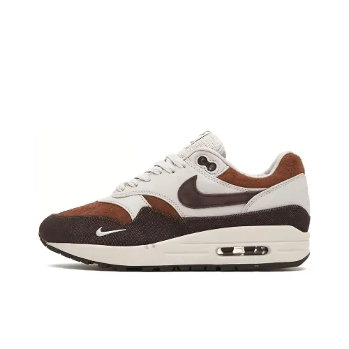 Nike Air Max 1 Casual Shoes Men Low-Top Brown