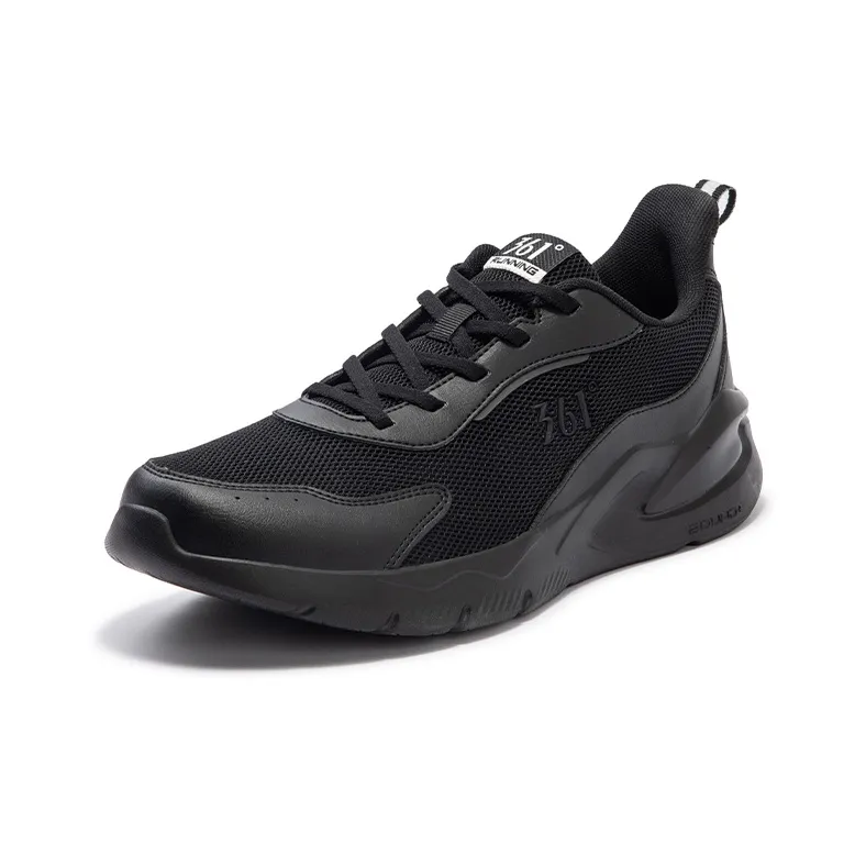 361° Blade Cushioning, Slip Resistant, And Abrasion Resistant Low Top Running Shoes Men's Obsidian Black-1